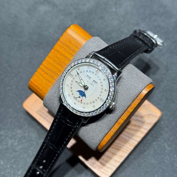 top quality jb 2026 Mechanical Luxury 35mm 3663 Ceramics womens Watch AAAAA super clone Automatic Watch Designers womens Watches mondphasen Fritillary dial a423