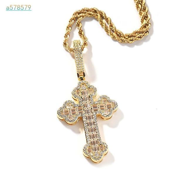 Hip Hop Couple Sweater Chain Jewelry 925silver Necklace Sparkling Diamond Lightning Pendant Necklace for Women Men