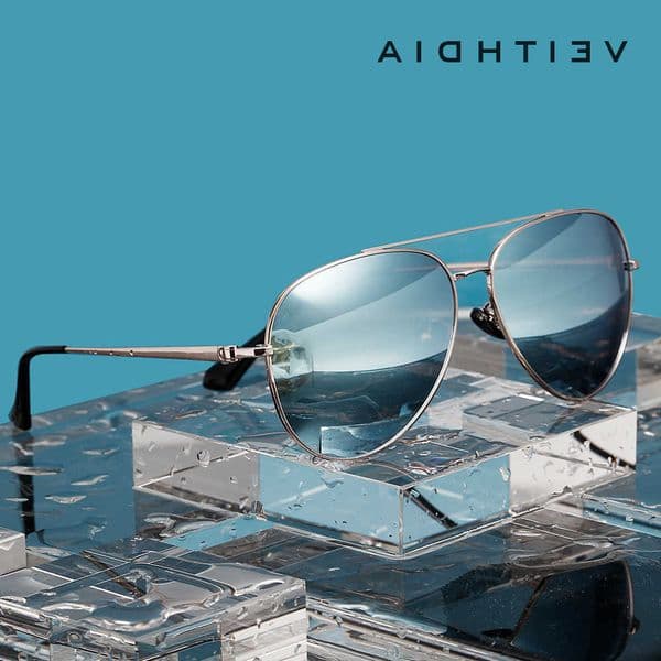 Fashion VEITHDIA Men Brand Sunglasses Classic Women Polarized Mirror UV400 Lens Outdoor Eyewear Accessories For Male/Female 8259 C260606