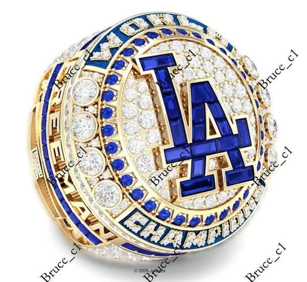 2024 2025 World Series Baseball Los Angeles Team Champions Championship Ring With Wooden Display Box Sport Souvenir Men Fan Gift wholesale