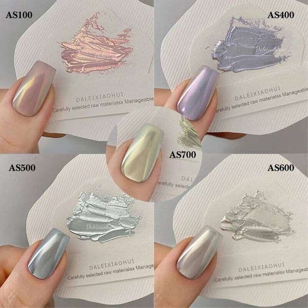 CHUNSHU Moonlight Chrome Nails Powder 0.3G Metallic Aurora Mirror Silk Dust Enhancement Holographic Pigment Nail Decoration 5720b