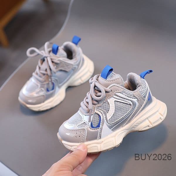 Designer Shoes Childrens Shoes New Fashionable Childrens sports Shoes Mesh Breathable Running Shoes Boys and Girls sports shoes Free shipping