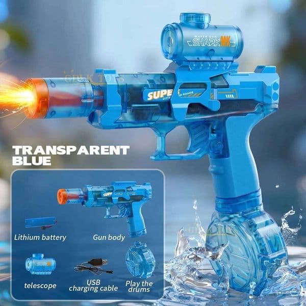 Electric Guns Adults Powerful Squirt Automatic Suction Water Blasters Summer Outdoor Beach Toy For Boys Kid Gift c af