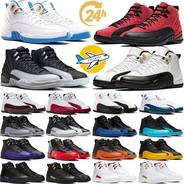 Designer 12 Basketball Shoes men Classic 12s Taxi women Casual Sports sneakers Barons Cherry Game Royal Stealth Orange Daily Outfit Outdoor Recreation big size 5.5-13