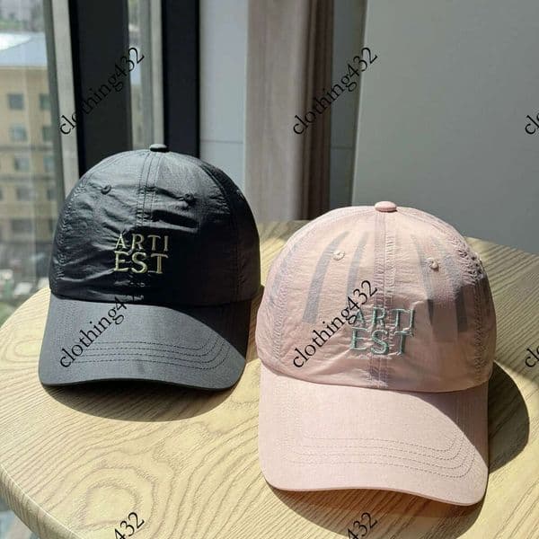 Summer Quick Dry Wide Brim Hat for Men Korean Style Versatile Letter Breathable Outdoor Sports Youth Sun Protection Baseball Cap