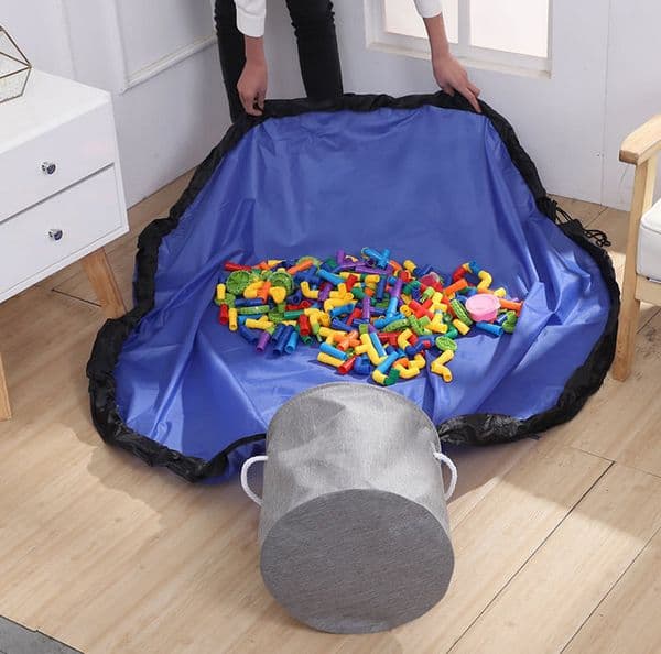 Multifunctional Waterproof Organizer Children Toys Quick Storage Bucket Bag Kids Play Toy Storage
