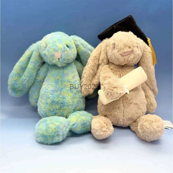 New JC Doctor Leopard-Print Plush Toys Cartoon Rabbit Dolls Ideal Birthday Gifts and Home Decor Accents 26L0601