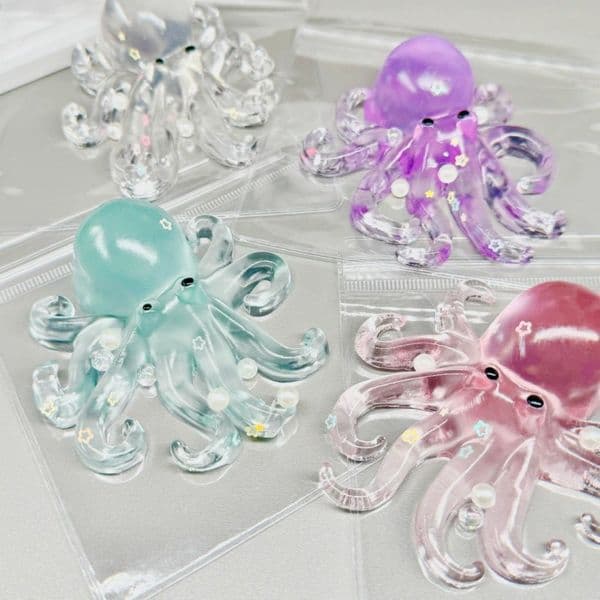 Cross border popular jellyfish octopus kneading release maltose small toy animal stress relief creative octopus-HG