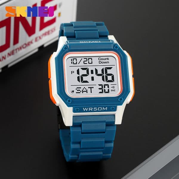 Multifunctional men's electronic watches waterproof watches for students' outdoor luminous sports