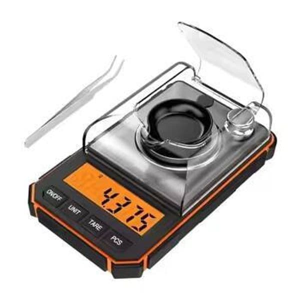 Precision Digital Pocket Scale For Jewelry And Medicinal Use, 0.001G Resolution, LCD Display, Battery-Powered, Maximum 50G Capacity