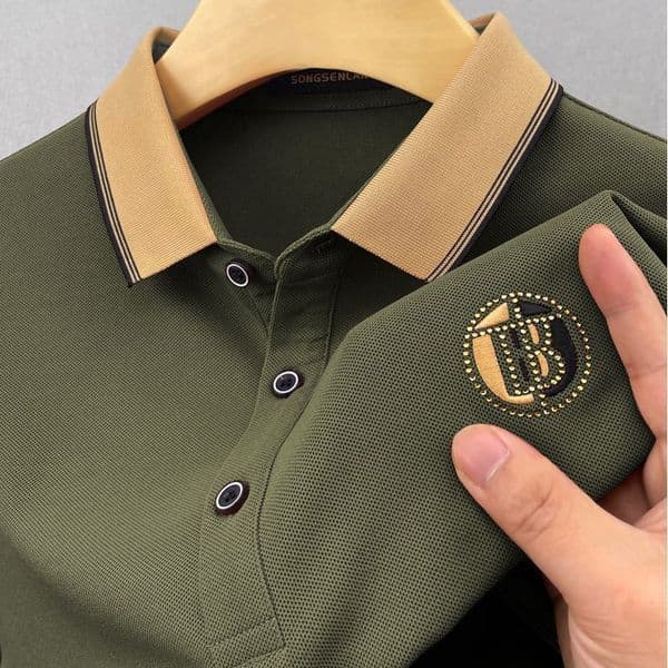 Summer New Casual Designer Polo Shirt Luxury Brand Men's Short Sleeve T-shirt Embroidered Collar Large Half Sleeve Top Outdoor Versatile Free Shipping