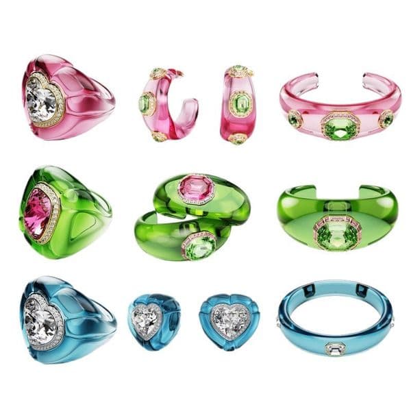 Swan Necklaces Jewerly Designer Swarovskiity Pendant Necklaces for Woman Swarovskinecklace Dulcis Pop Candy Crystal Large Bracelet Necklace Earrings Ring Set