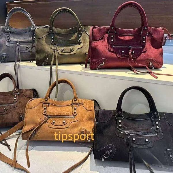 Retro Suede Motorcycle Women S City Handbag Leather Crossbody Single Shoulder Armpit Bag