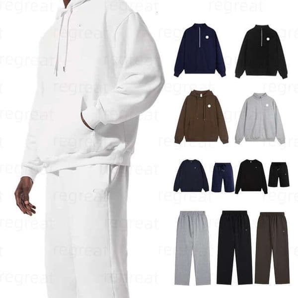 hoodie women men Alolinessity set jacket Sweat pant 3D Relaxed-fit Sport Pant for 1/4 Full Zip Jogger Alolinessity women clothes men sweat set leggings 26