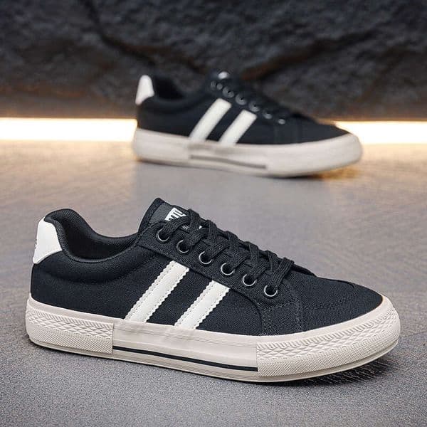 Sneakers Plastic Canvas Gray Green Unisex Women's Shock Basketball Tennis Lace Stiletto Round Toe PU Sole EVA Sole Patches Footshoes