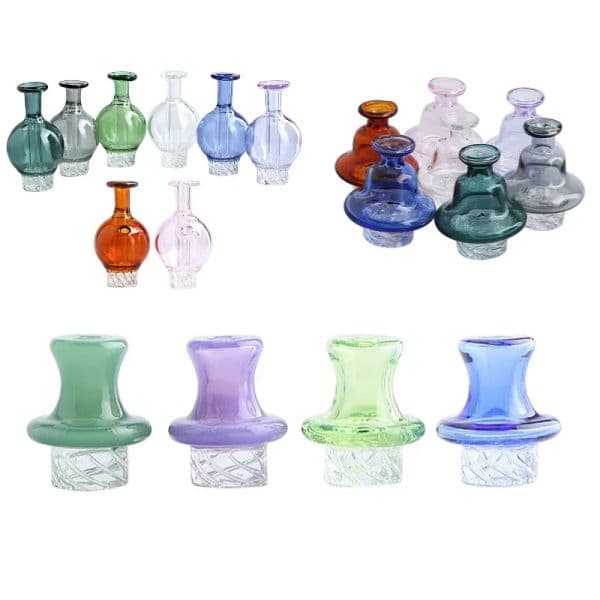 Beracky UFO Spinning Carb Caps Glass Bubble Carb Caps For 25mm/30mm OD Beveled Edge Quartz Bangers Nails