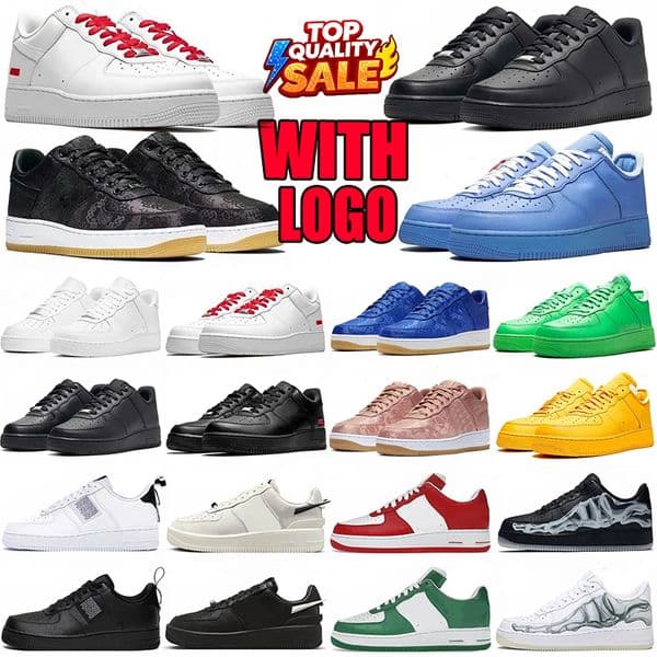 Designer af1s Casual shoes airforc one forc1 men Triple women black white blue pink silk Gold Dlive Dlive Camel Outdoor Classic Business Daily free shipping