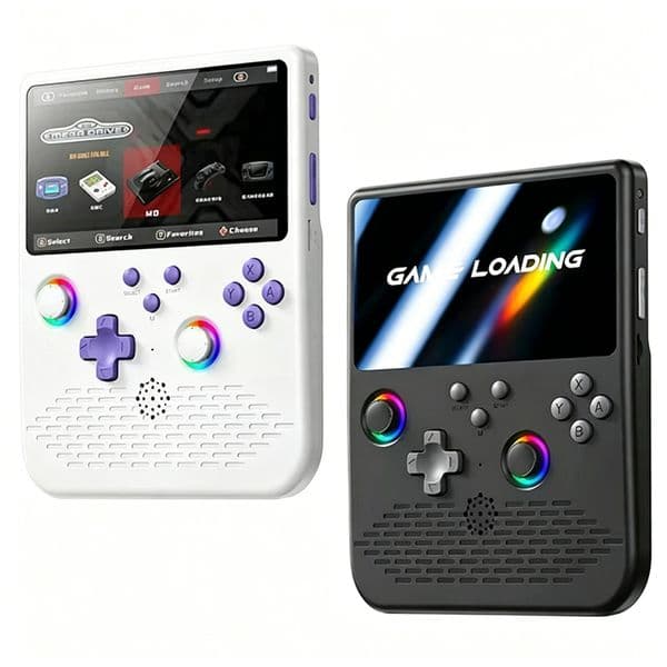 H5 Handheld Game Console 5.0INCH IPS Screen 34 types of Simulators Double Connection & Joysticks Bulit-in 64GB 128GB Retro Handheld game device Good gift
