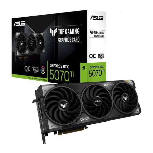 ASUS TUF Gaming RTX 5070 Ti OC 16GB GDDR7 Graphics Card NVIDIA GeForce RTX 5070Ti 2610MHz Boost PCIe 50 4K Gaming Desktop GPU
