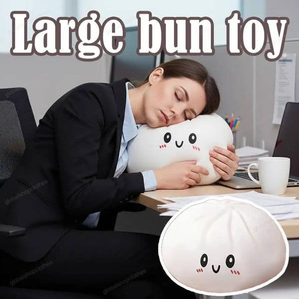 Needoh Large Dumpling Pillow Squishes Stress Balls Fidget Sensory Toys Simulation Food Squishies Bun Squeeze Dough Ball Gifts