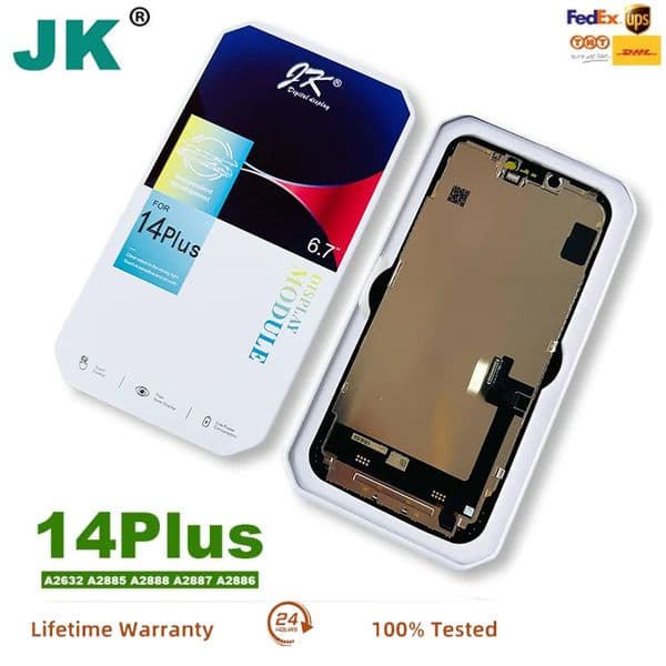 JK series For iPhone 14 plus LCD Display Touch Screen Digitizer Assembly No Dead Pixel Replacement Parts TRUE TONE screen replacement Touch Panels