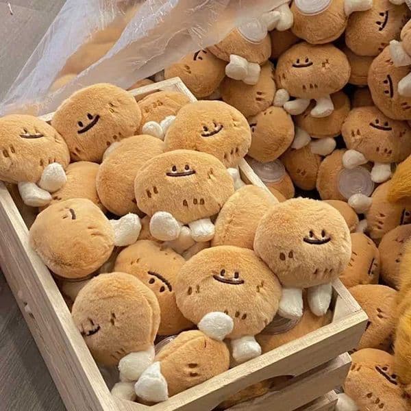 Cartoon potato plush toy pendant soft filled doll keychain car keyring backpack decoration giftW240903
