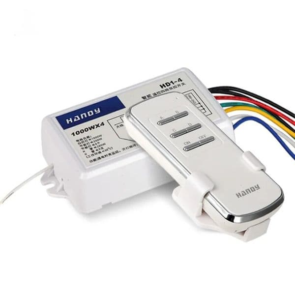 Intelligent segment Dimmers switch 1 2 3 4 road chandelier controller can pass through the wall LED wireless remote control 8978 LL