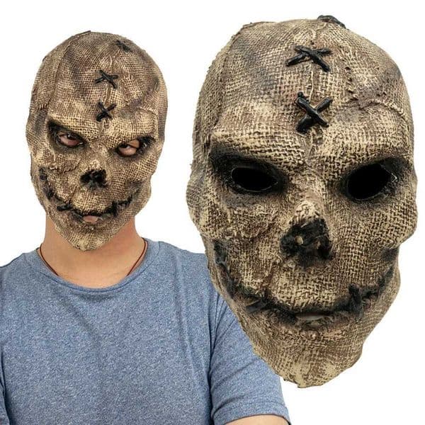 Terror Killer Skull Mask Role Playing Terror Skull Latex Mask Helmet Halloween Party Costume Props W240905