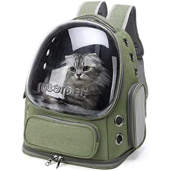 Cat Carrier Backpack Dog Backpack Puppy Backpack Bubble Backpack with Airholes Airline Approved Travel Vehicle W240906