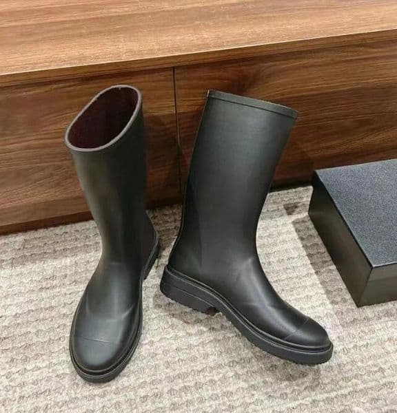 JO boots Knight Winter Boots For Women Thick Sole knee high Boots Brand Rubber Boots Over The Knee Long Boots