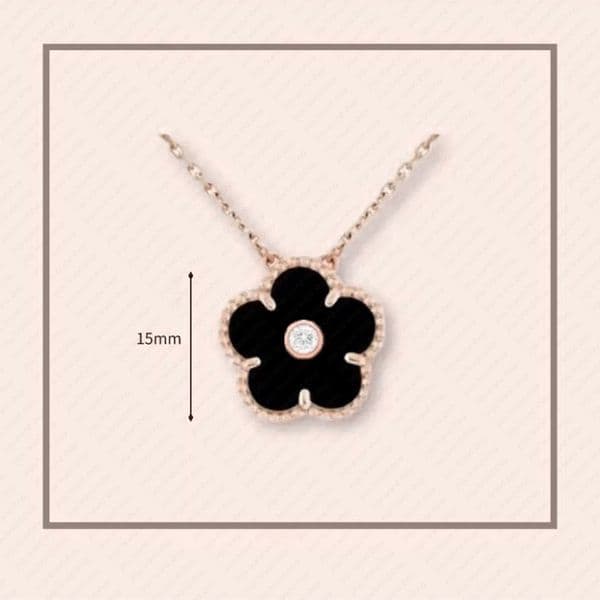 dia sier jewelry for women Rose Gold Chains Classic Stainless Steel necklaces pendant designer clover necklace tiktokfashion