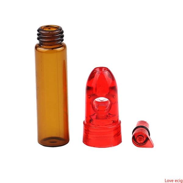 Snuff Pill Box Case Plastic 53mm 68mm 83mm Bottle Snorter Dispenser Nasal Smoking Pipe Glass Storage Stash Jar DHL