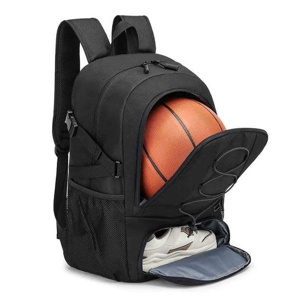 sports multifunctional basketball football bag with shoe compartment, large capacity outdoor backpack 240915 123