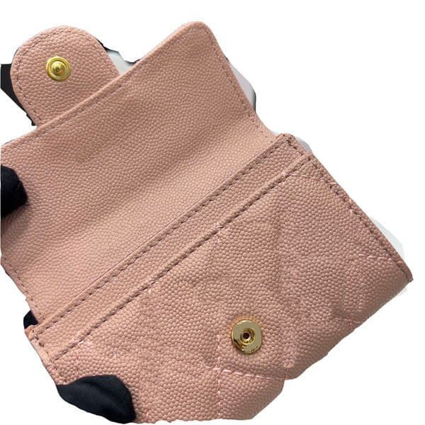 Women's purse Fashion Designer Real leather perfectly matches women's single zip classic coin purse Multiple card slot gift Box multi-purpose purse0214