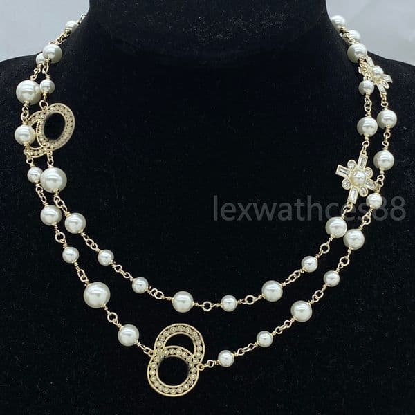 AA Designer c Necklace Classic Women's Pendant Elegant ccNecklace High Quality Wedding CcJewelry Set Party Valentine's Day Gift