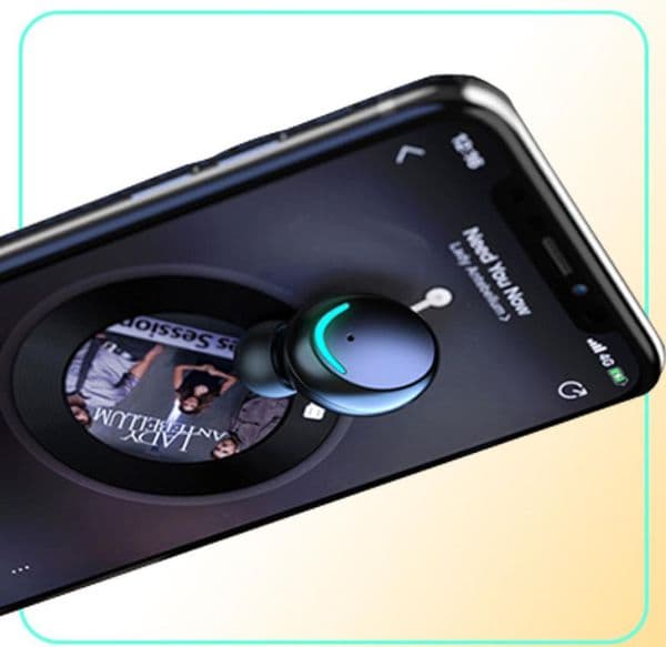 DODOCASE F9 Bluetooth Earphone V50 9D Stereo Wireless Headphones Sport Waterproof Earphones Mini True Headsets for cellphone957116