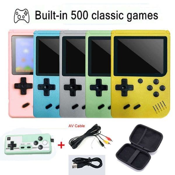 Built-in 500+ Classic Games Children's Handheld Game Players for Gameboy Output Emulator Charging Can Be Connected To The TV