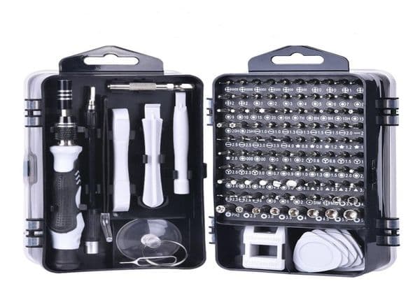 115 in 1 Cell Phone Repairing Tools Bag Disassemble Screwdriver Set Toolkit for Various mobile phones Laptop PC7585785
