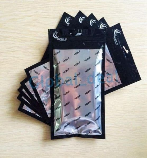 Zipper Plastic Retail Package Bag poly Packaging Box For Mobile Phone Case