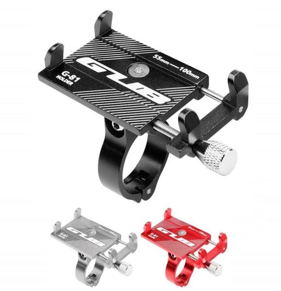 Aluminum Alloy Bicycle Phone Holder Motorcycle Handlebar Mount for 3562quot Smart Phone for iPhone Xs Max Xr X 8 Samsung Xiao62534