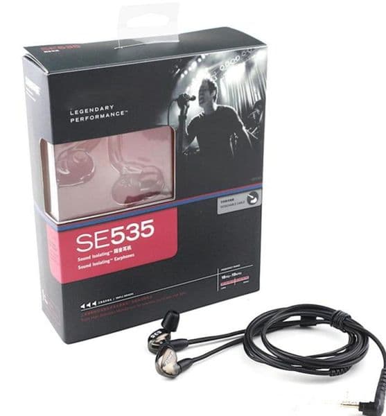 SE535 Sound Isolating Earphones InEar HIFI Wired Earphones Noise Cancelling Headsets Headphones with Retail Pack Special Edition 9