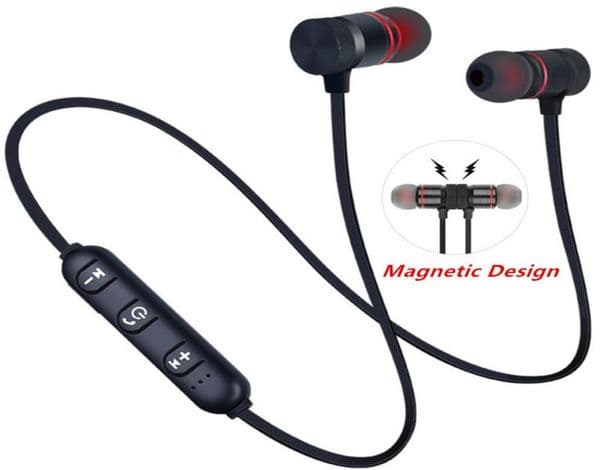 50 Bluetooth Earphone Sports Neckband Magnetic Wireless Headset Stereo Earbuds Music Metal Headphones With Mic For All Phones82667