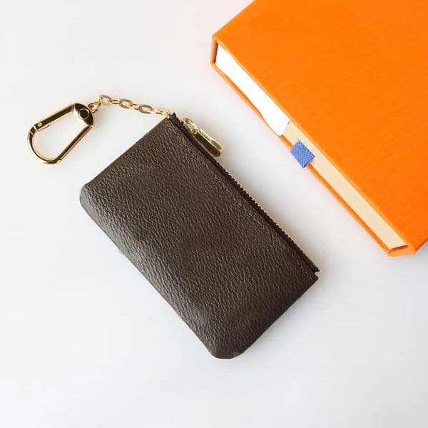 Luxurys Designers Bags Fashion women clutch wallet pu leather wallet single zipper wallets lady ladies short classical purse with orange box card 62650