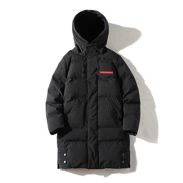 Winter designer down jacket woman jacket fashion hooded long style red logo warm men jacket outdoor windproof warm casual loose women parkas outerwear top
