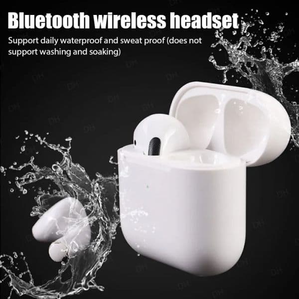 Pro 4 TWS Wireless Earphones Earphone Bluetooth Headphone Earbud Headphones -Compatible 5.0 Waterproof Headset With Mic For Iphone Pro4 Earbuds Fashionable