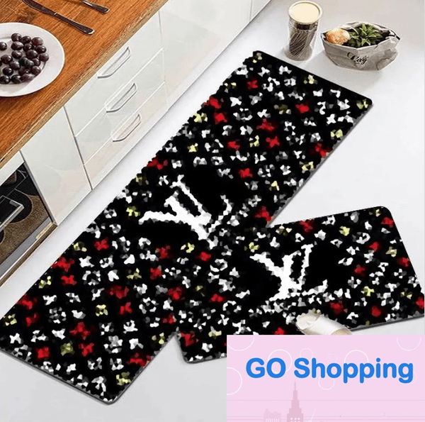 Designer Carpet Kitchen Classic Print Entrance Door Foot Bathroom Water Absorbing Home Decoration Floor Mat