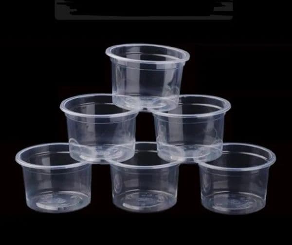 5oz Disposable Jelly Cup Mini Plastic Round Portion Pudding Mug Transparent Jello Souffle Jam Shot Cups With Lids SN4186 LL