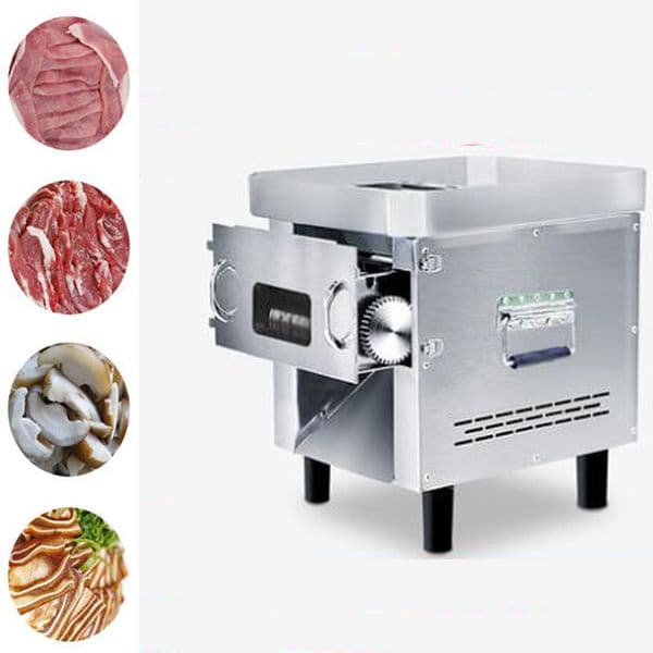 Stainless Steel Meat Cutter Used For Restaurant Meat Processing Equipment, Desktop Vegetable Cutter