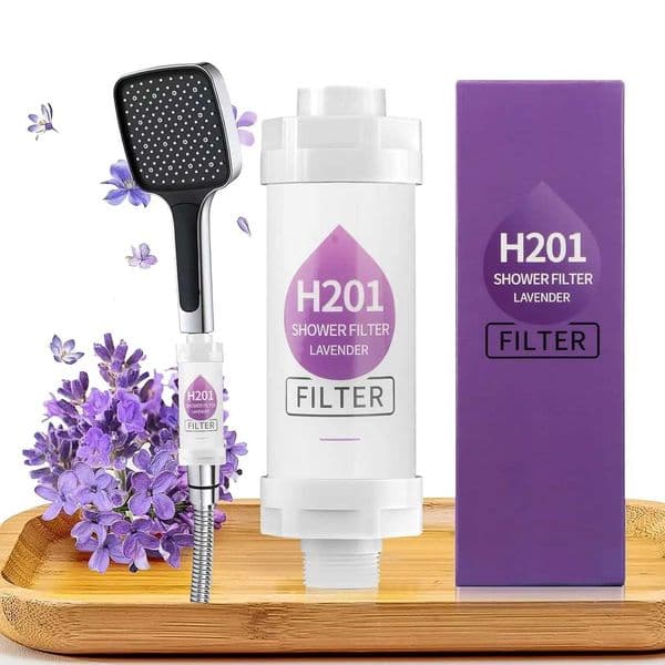 Odor shower filter bathroom lemon shower head water softener improves hair and skin removal shower purifier bathroom shower filterW240730