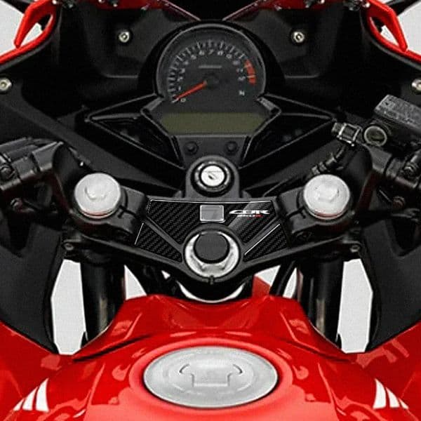 3D Carbon-look Upper Triple Yoke Defender Case for Honda CBR250 CBR300 2010-2016